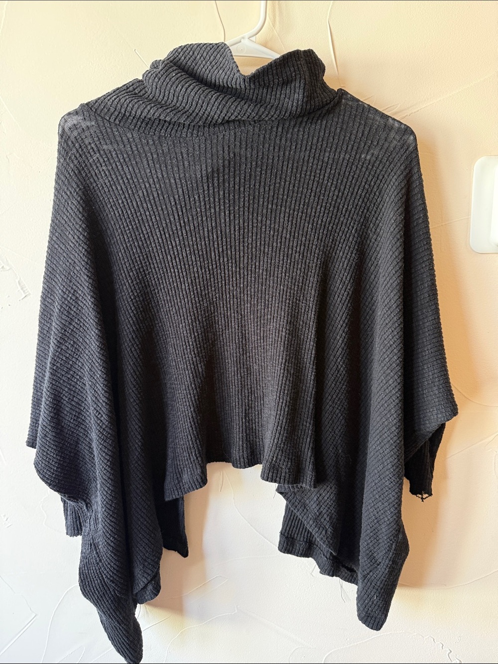 Free People Fp Beach World Traveler Split Back Cowl Neck Ribbed